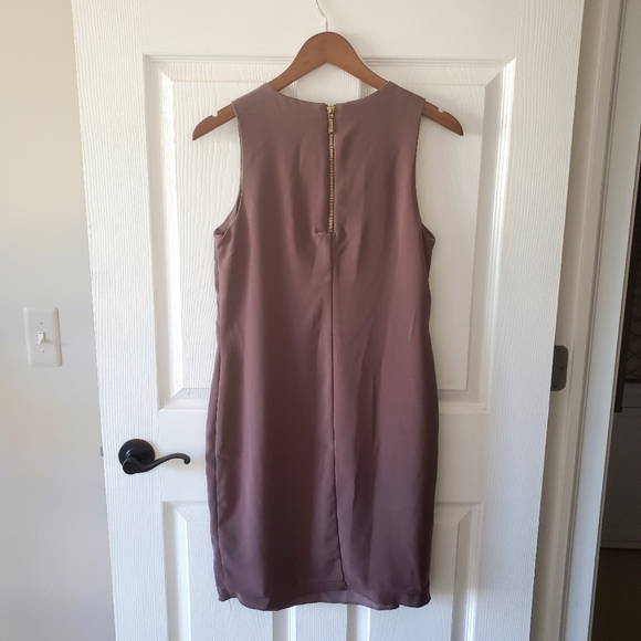 Forever 21 Essentials Gray/Green Career Dress - Picture 2 of 5